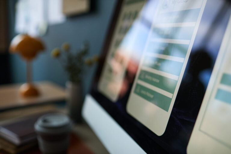 Work Pension Portal On Computer